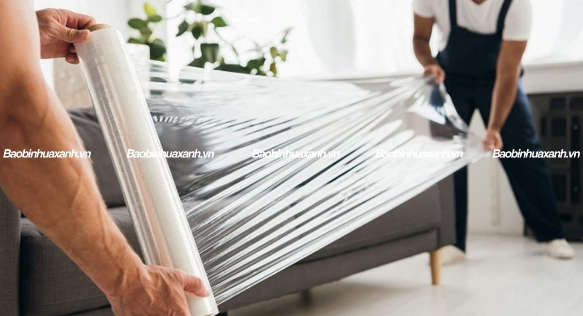 Cuộn PE quấn đồ nội thất