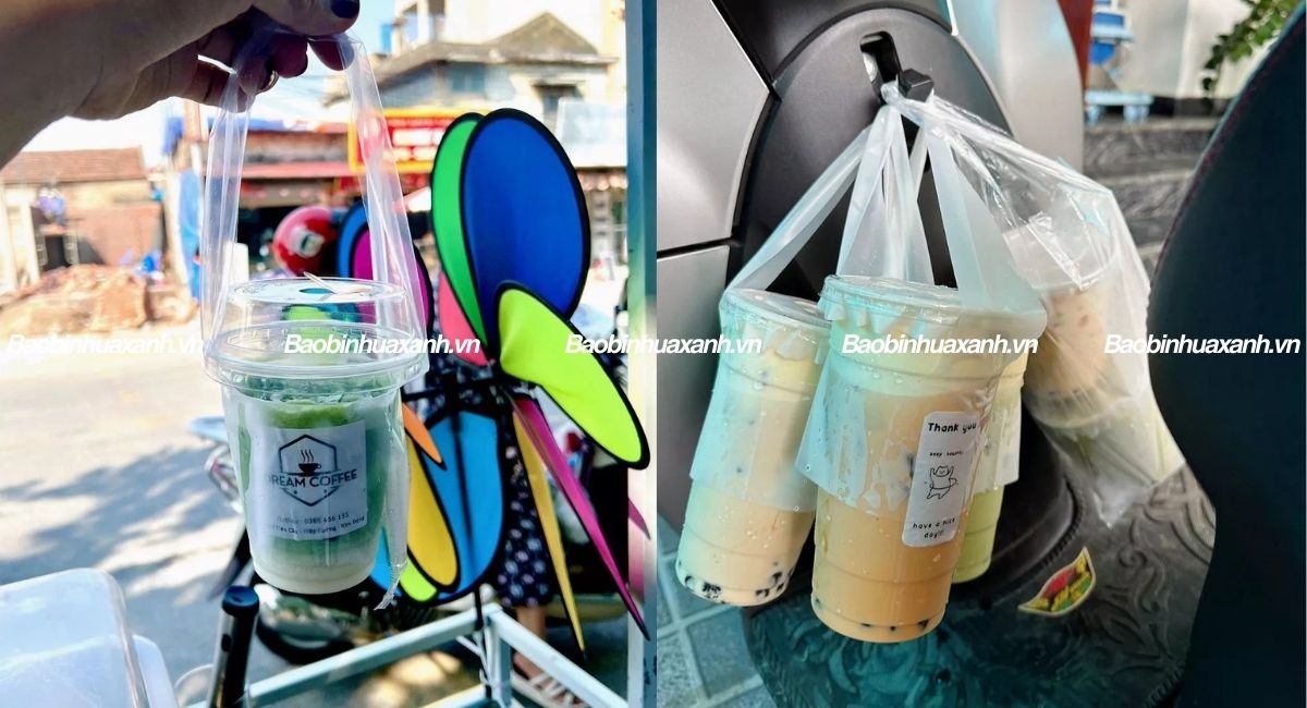 Túi chữ T đựng ly