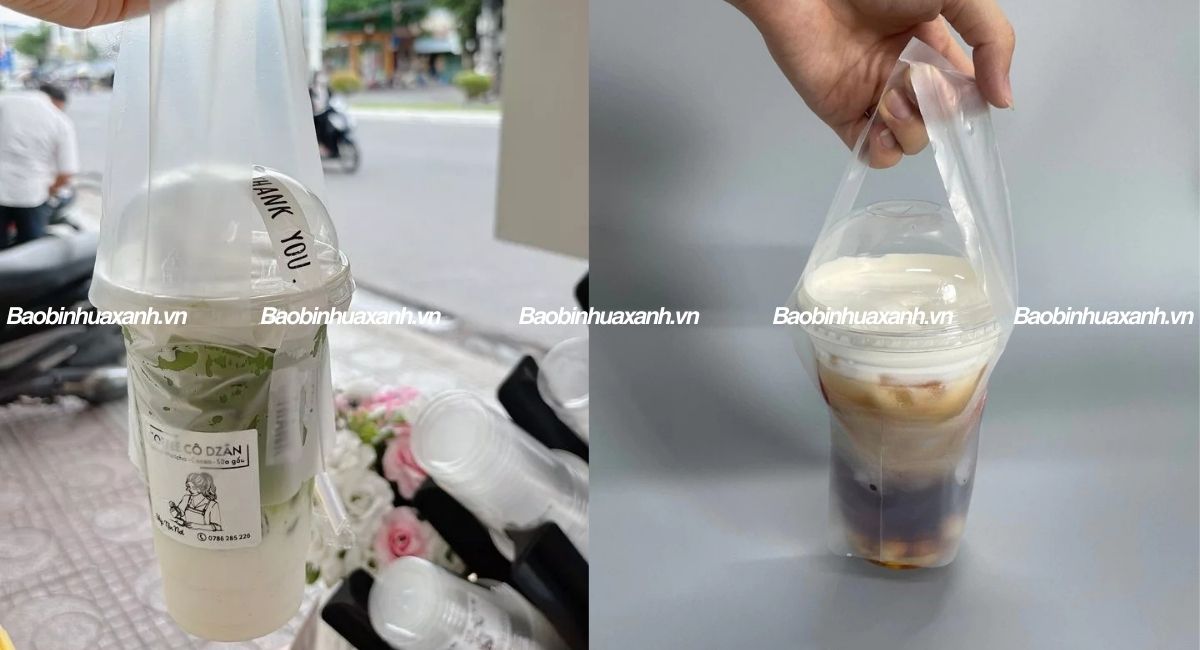 Túi chữ T đựng ly