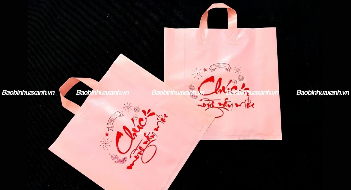 Túi ép quai chúc mừng năm mới