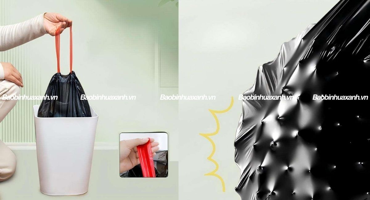 Túi đựng rác có dây rút giá rẻ