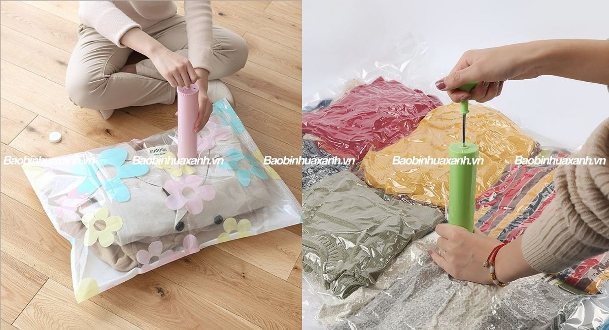 Túi hút chân không đựng quần áo