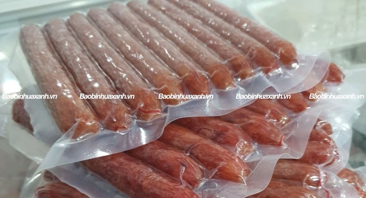 Túi hút chân không đựng lạp xưởng