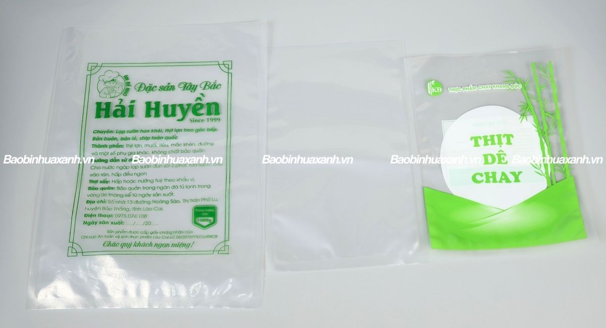 In túi hút chân không đựng thực phẩm