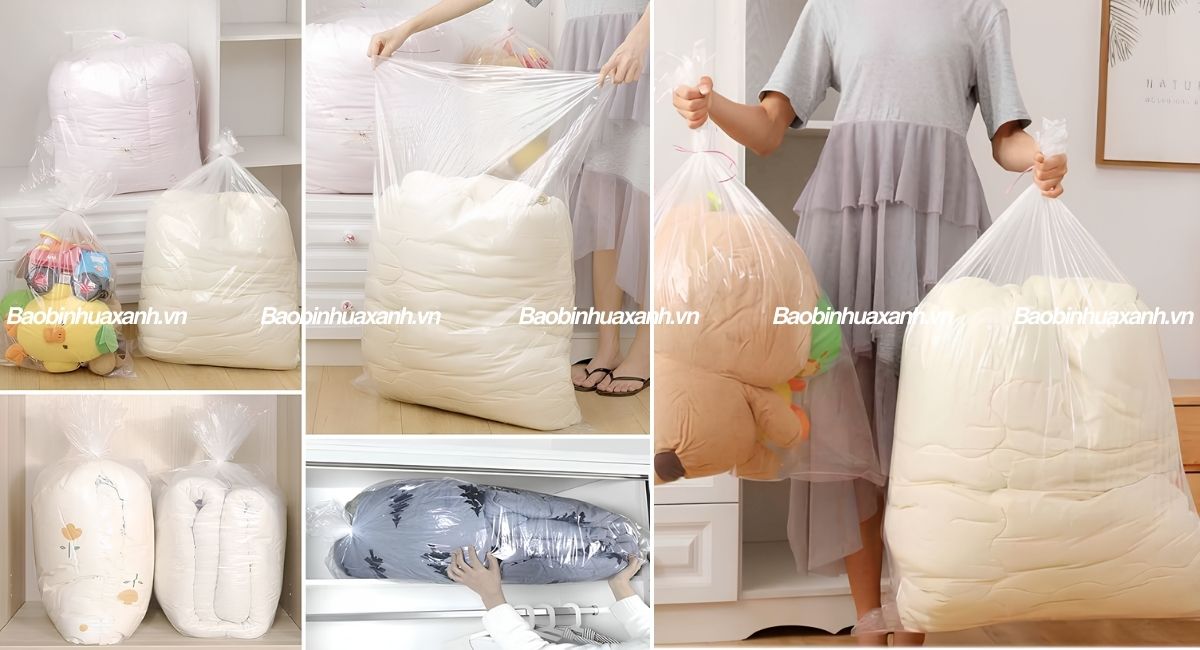 Túi nilon đựng chăn