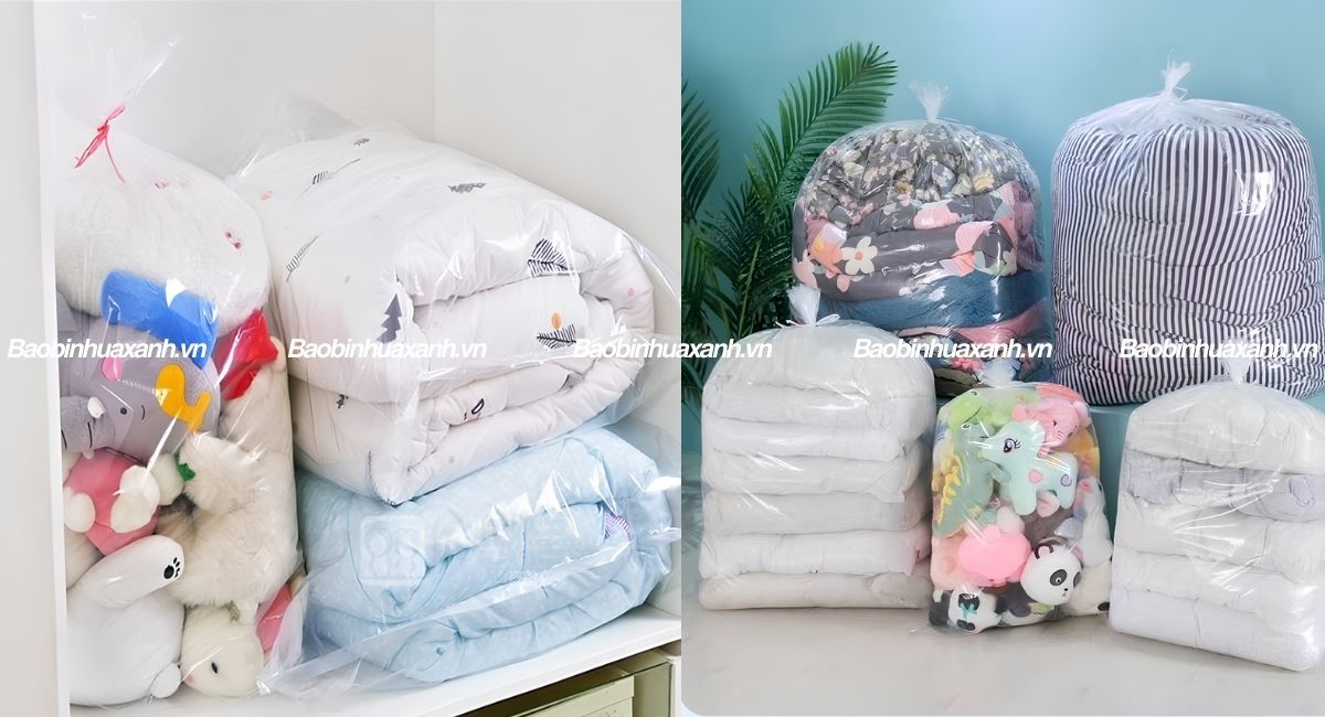 Túi nilon đựng chăn