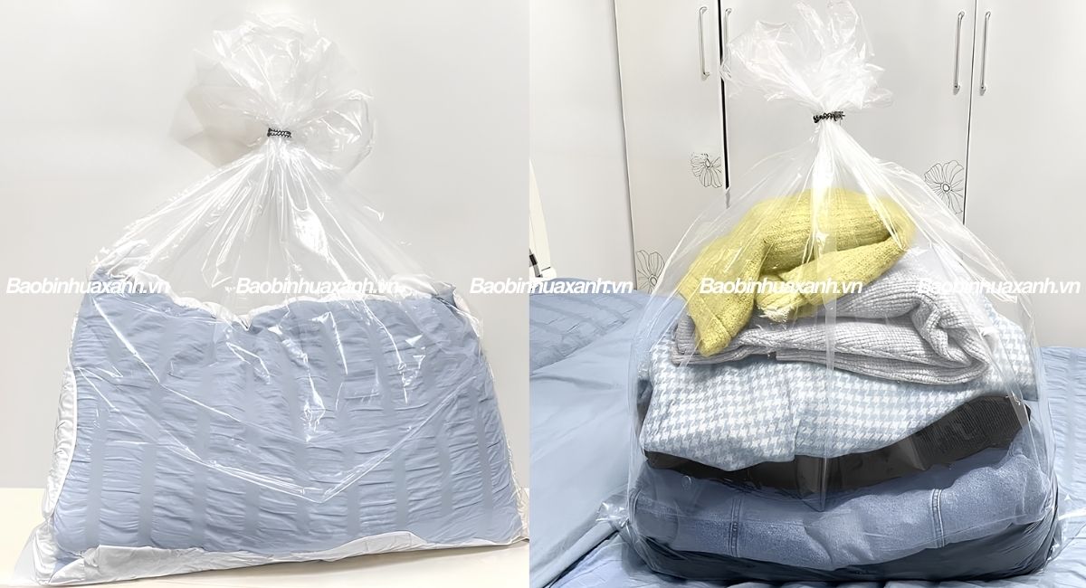 Túi nilon đựng chăn