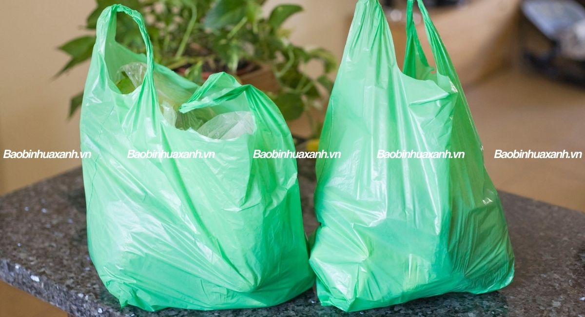 Túi xốp 2 quai tái chế