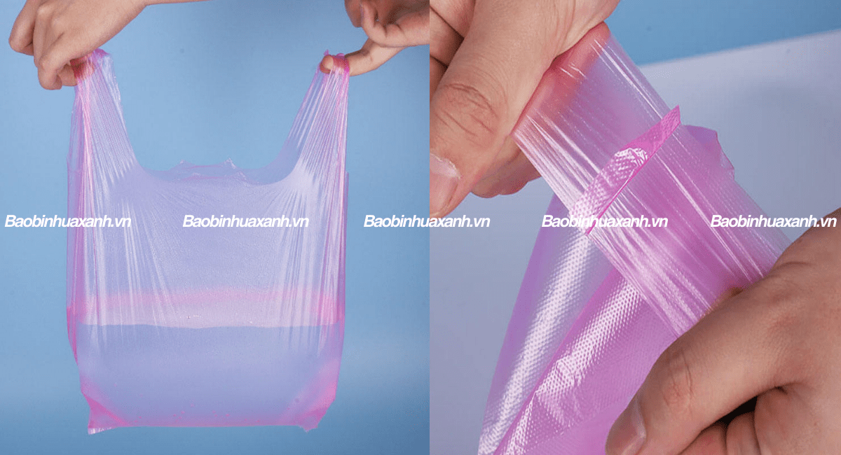 Túi xốp 2 quai hàng chợ