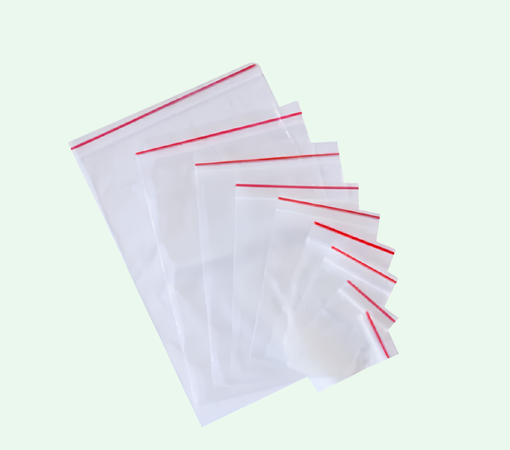 Túi zip chỉ đỏ