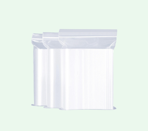 Túi zip chỉ trắng