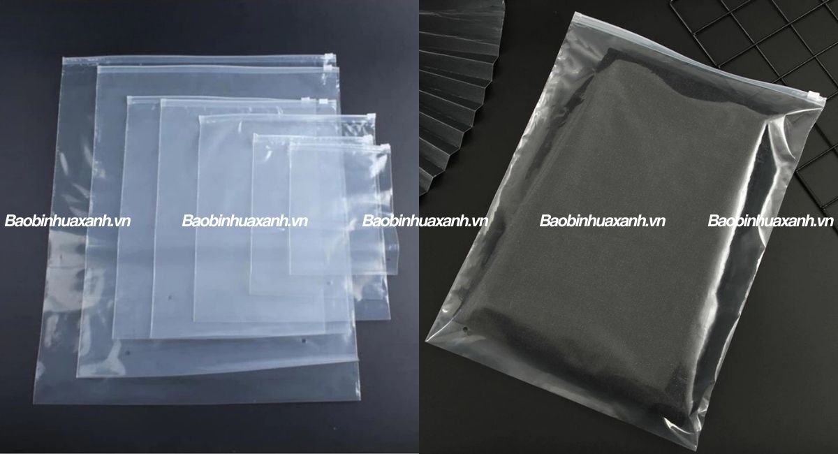Túi zip khóa kéo đựng quần áo