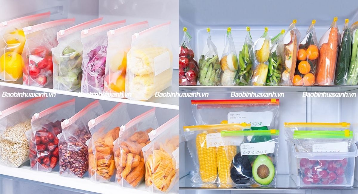 Túi zip khóa kéo đựng thực phẩm