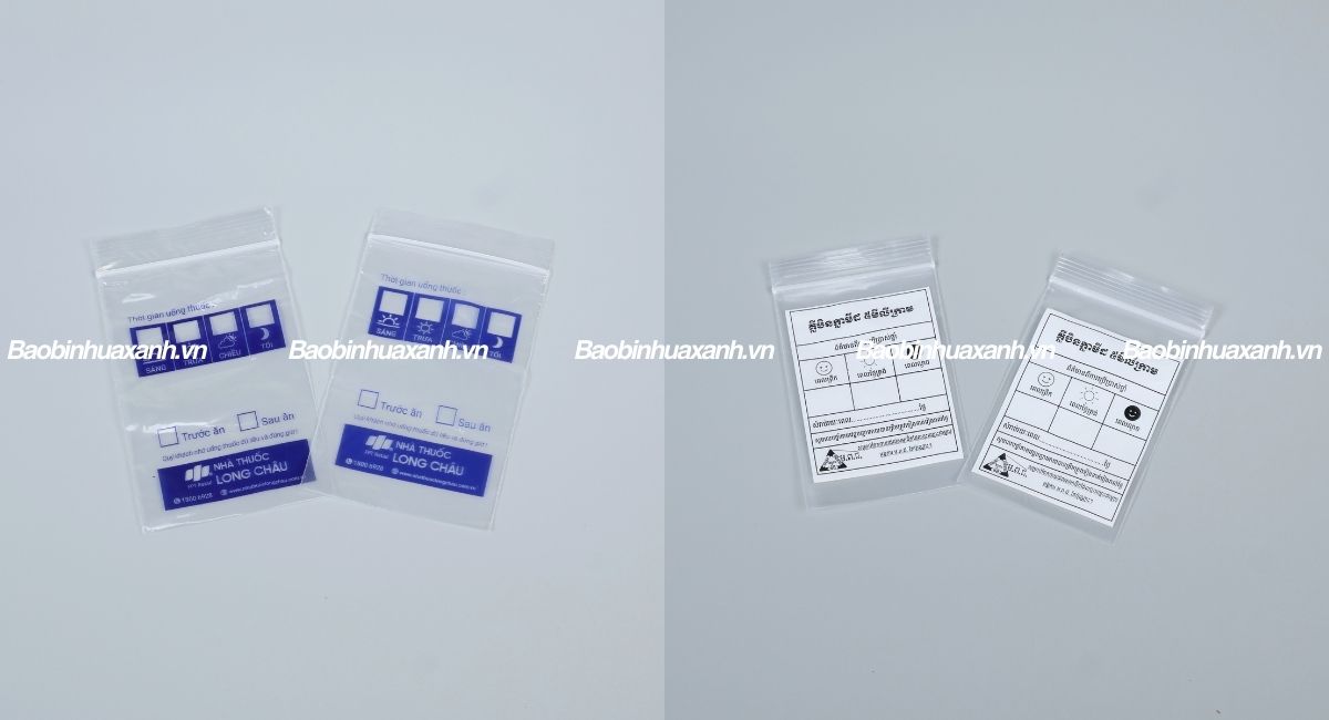 Túi zip nhỏ đựng thuốc