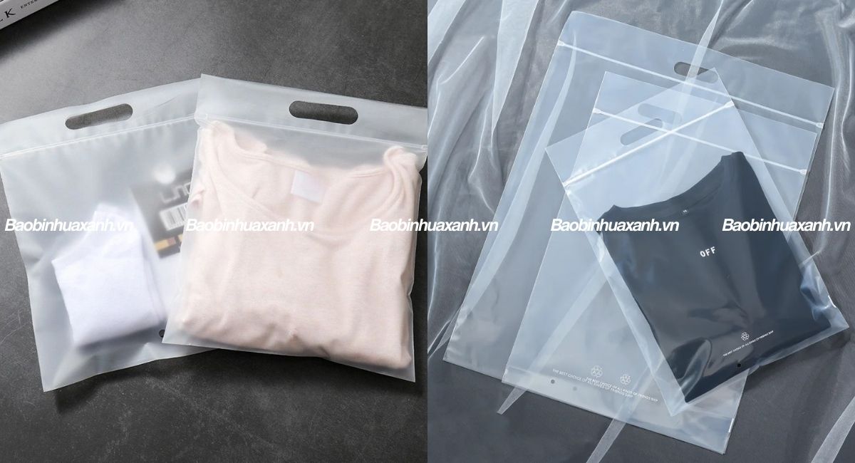 Túi zip quai xách đựng đồ thời trang