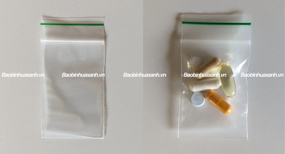 Túi zipper tự hủy đựng thuốc