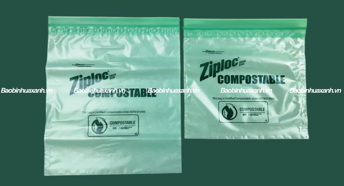 Túi zipper tự hủy sinh học