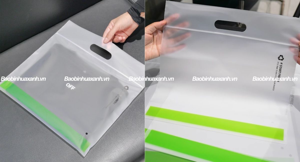 Túi zipper tự hủy sinh học