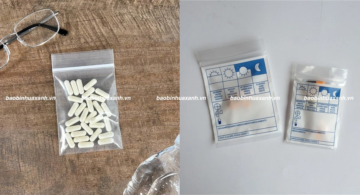 Khái niệm túi zipper đựng thuốc tây