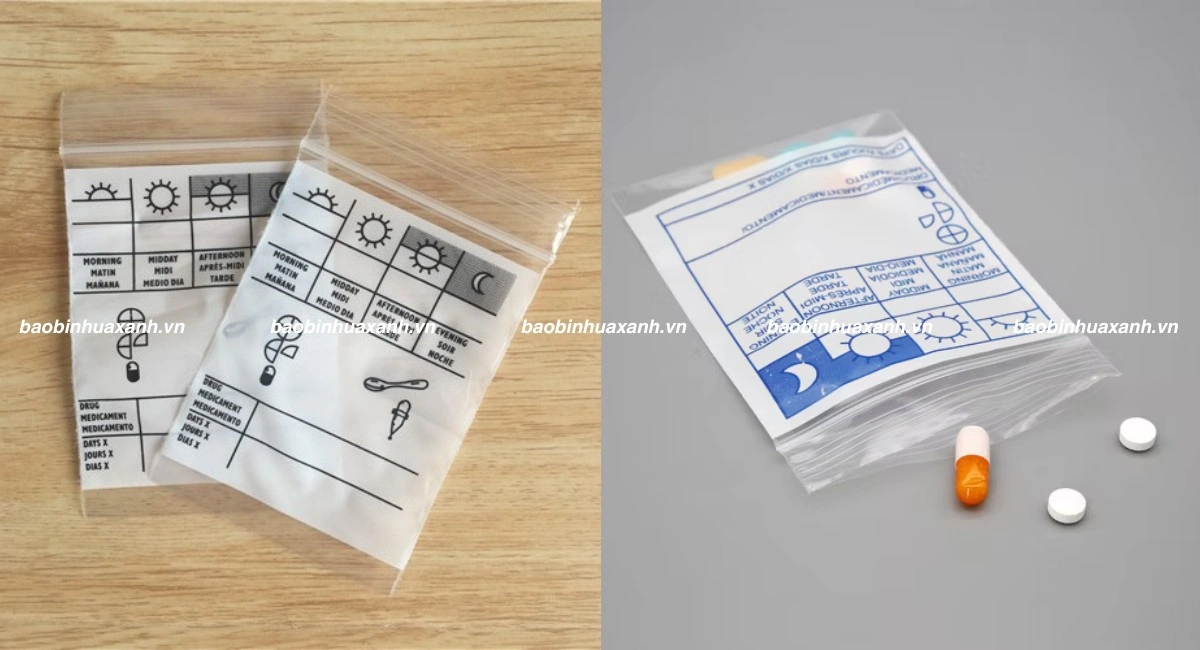 Lưu ý khi sử dụng túi zip đựng thuốc