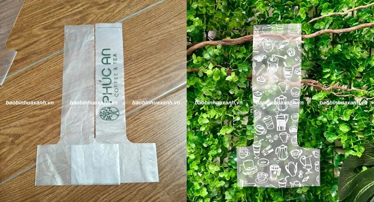 Mẫu túi chữ T in logo họa tiết