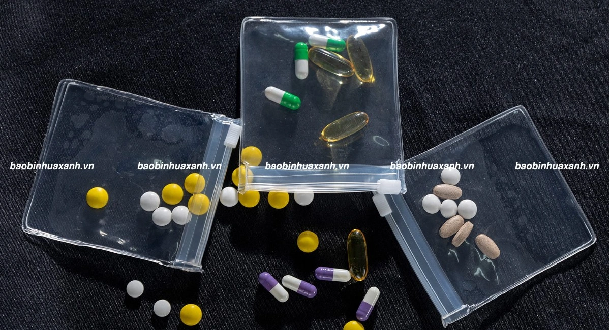 Túi zipper khóa kéo đựng thuốc