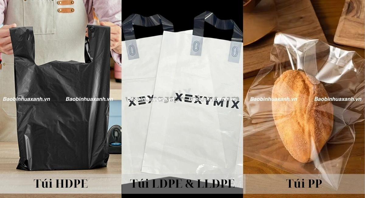 Phân loại túi ni lông theo chất liệu