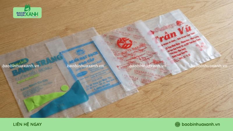 4 mẫu túi pe tái chế có in ấn