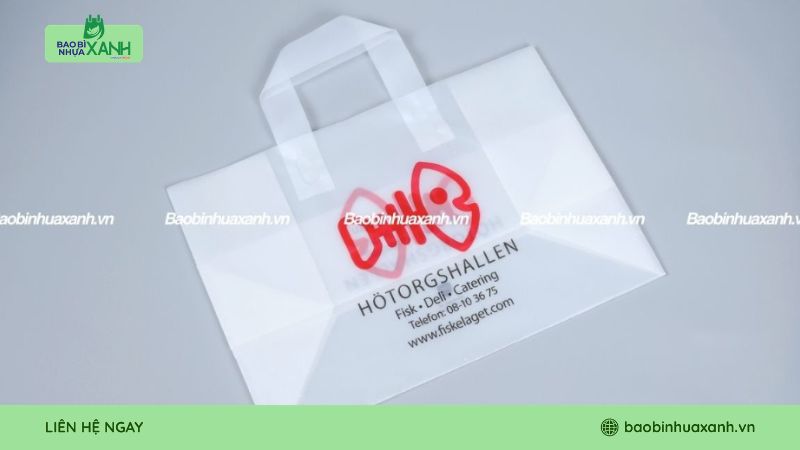 Mấu túi ép quai tái chế có in ấn
