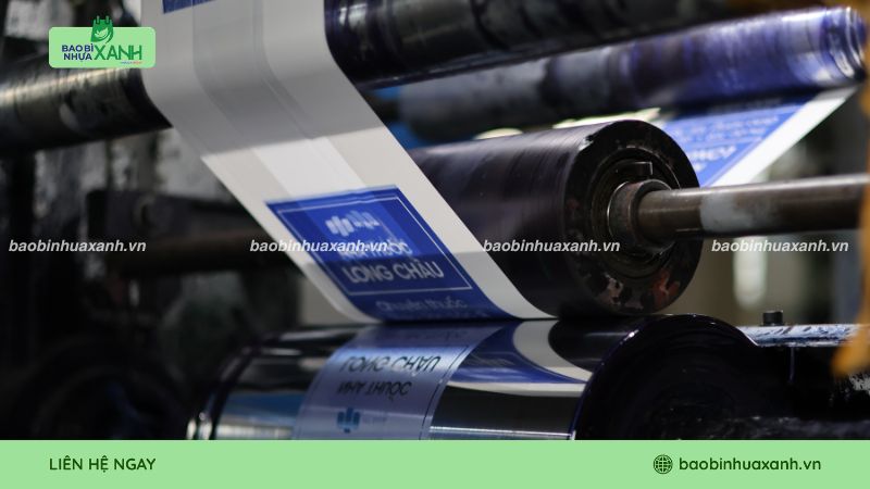 In túi tự hủy sinh học bằng công nghệ in ống đồng