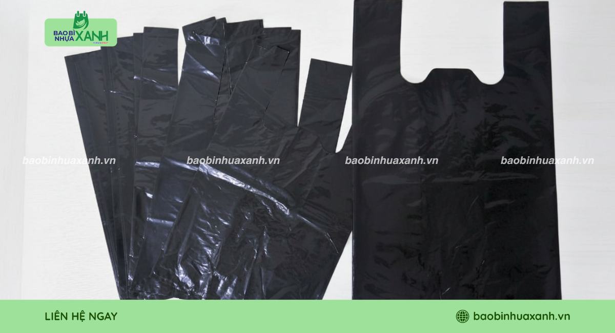 Mẫu túi đựng rác có quai theo yêu cầu