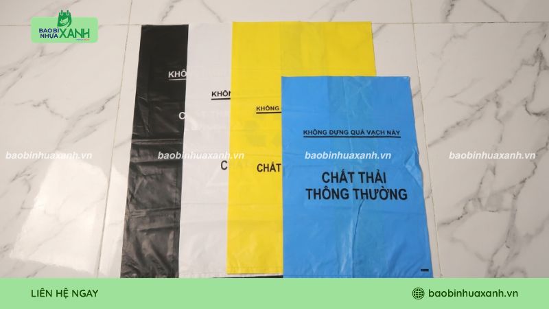 Mẫu túi đựng rác tái chế