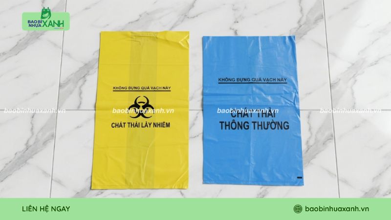 Mẫu in túi đựng rác tự hủy sinh học