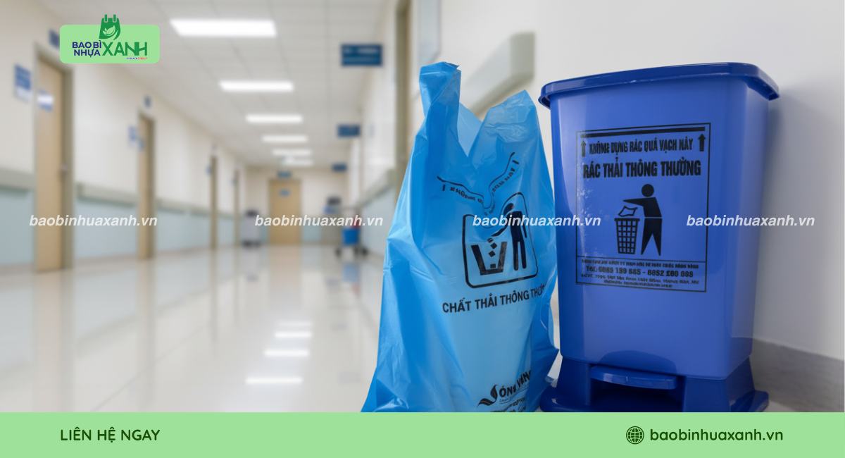 Mẫu túi đựng rác y tế thông thường