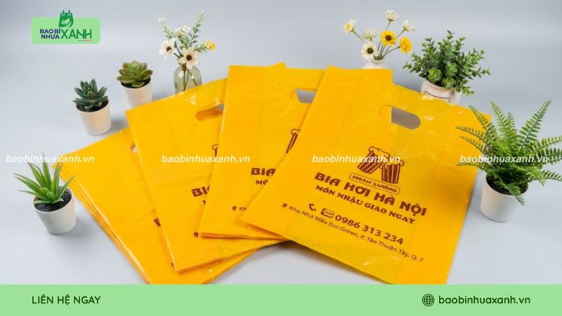 Mẫu túi hột xoài cho quán bia