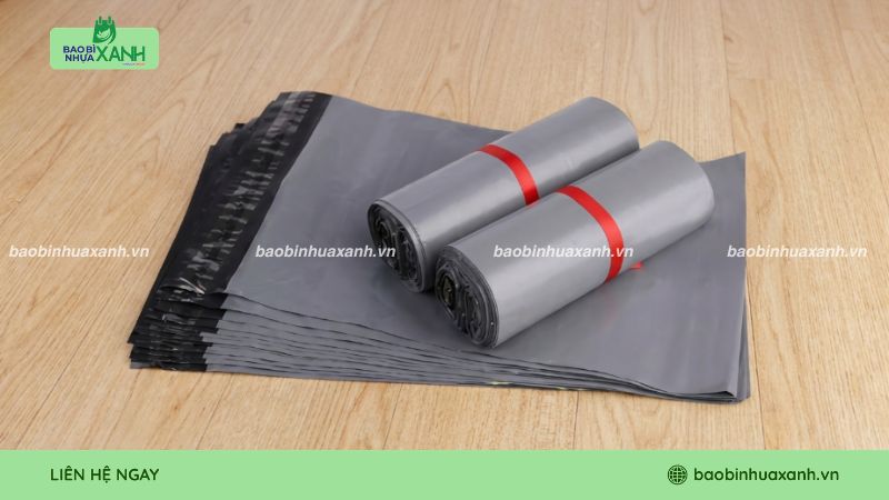 Mẫu túi niêm phong tái chế màu xám