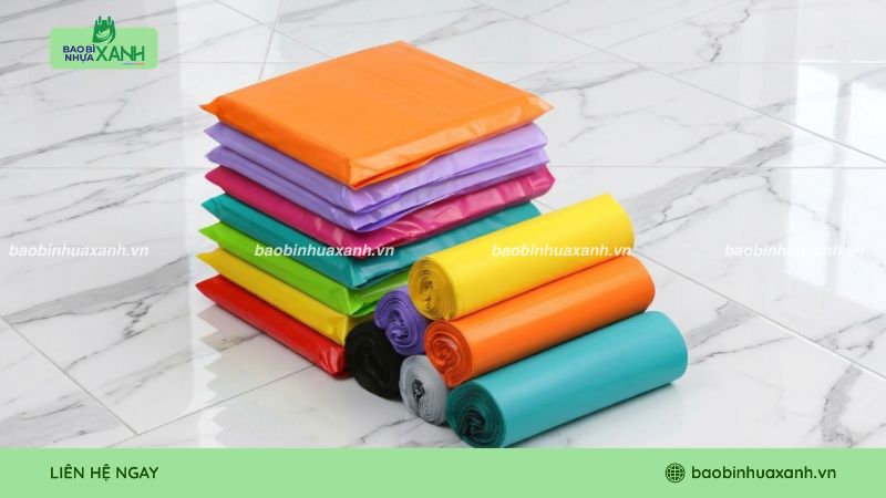Mẫu túi niêm phong tái chế nhiều màu