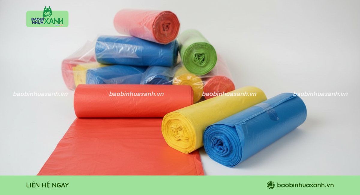 Mẫu túi rác cuộn nhiều loại