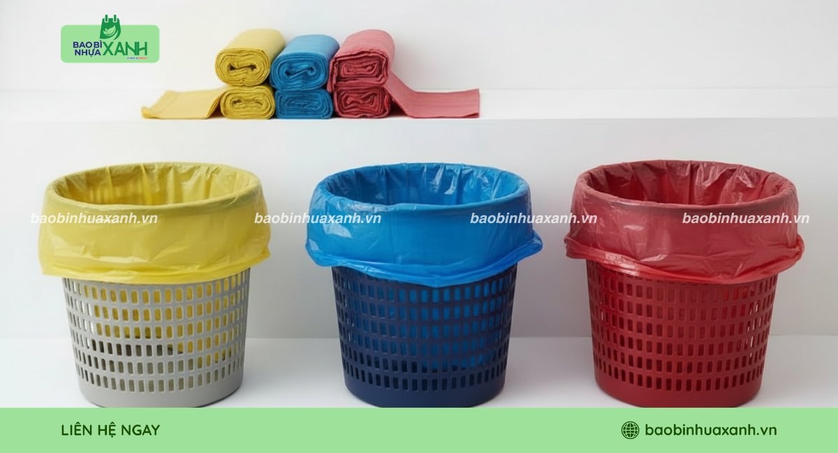 Mẫu túi rác cuộn tiêu chuẩn