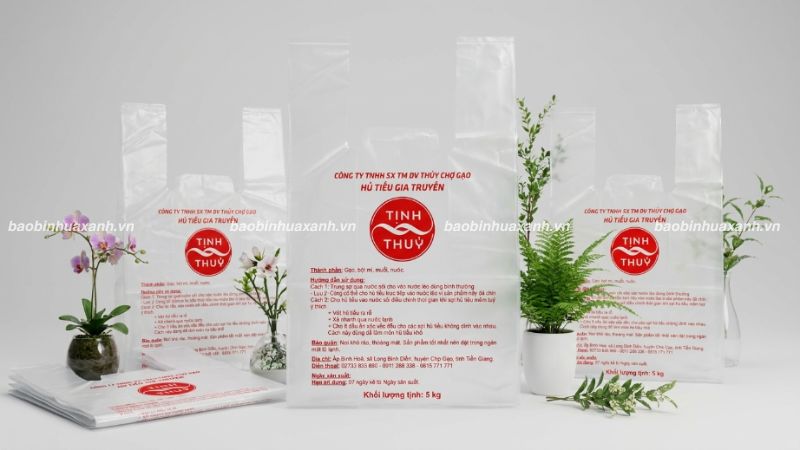 Mẫu túi xốp pe có in ấn