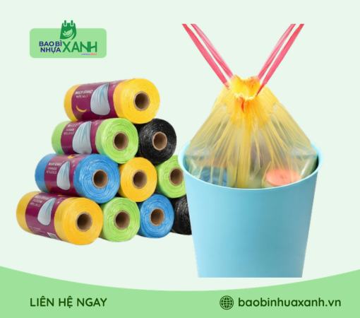 Túi đựng rác có dây rút