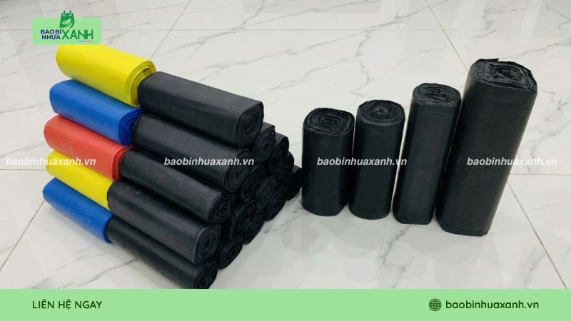 Túi đựng rác tái chế đa dạng kích thước