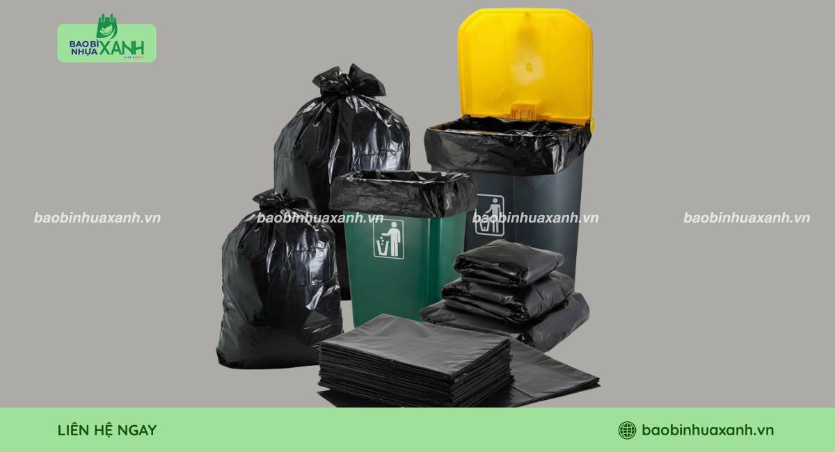 Túi rác công nghiệp sản xuất theo yêu cầu
