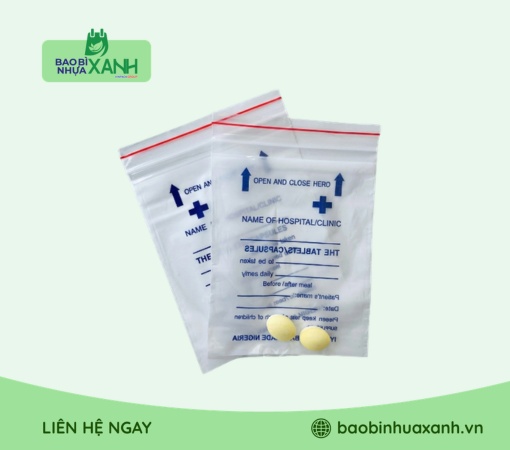 Túi zipper đựng thuốc