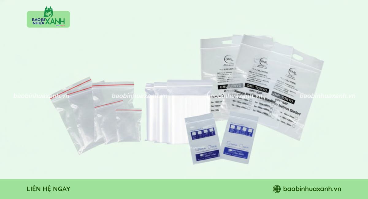 Túi zipper giá xưởng, sản xuất theo yêu cầu