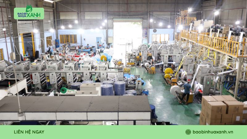 Xưởng Bao Bì Nhựa Nhựa Xanh chuyên sản xuất túi hột xoài tái chế