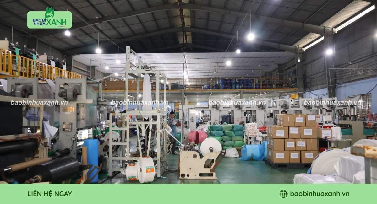 Xưởng Bao Bì Nhựa Xanh chuyên sản xuất túi trồng cây cao su uy tín