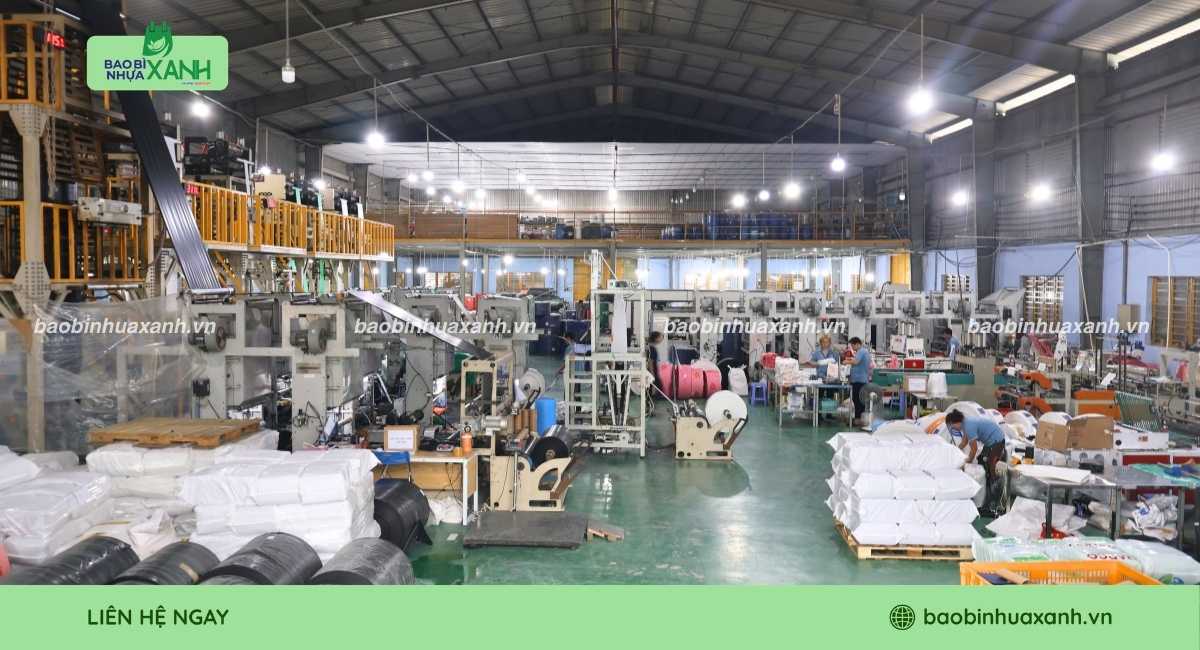 Xưởng Bao Bì Nhựa Xanh chuyên sản xuất túi trồng cây
