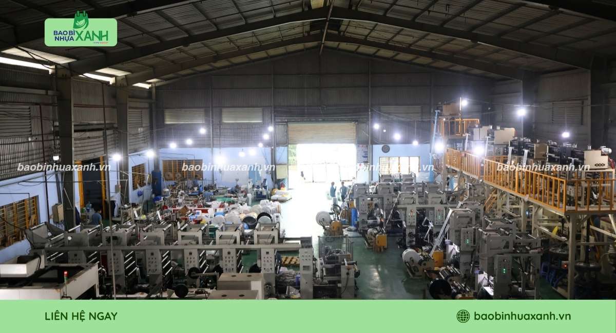 Xưởng Bao Bì Nhựa Xanh chuyên sản xuất túi trồng nấm