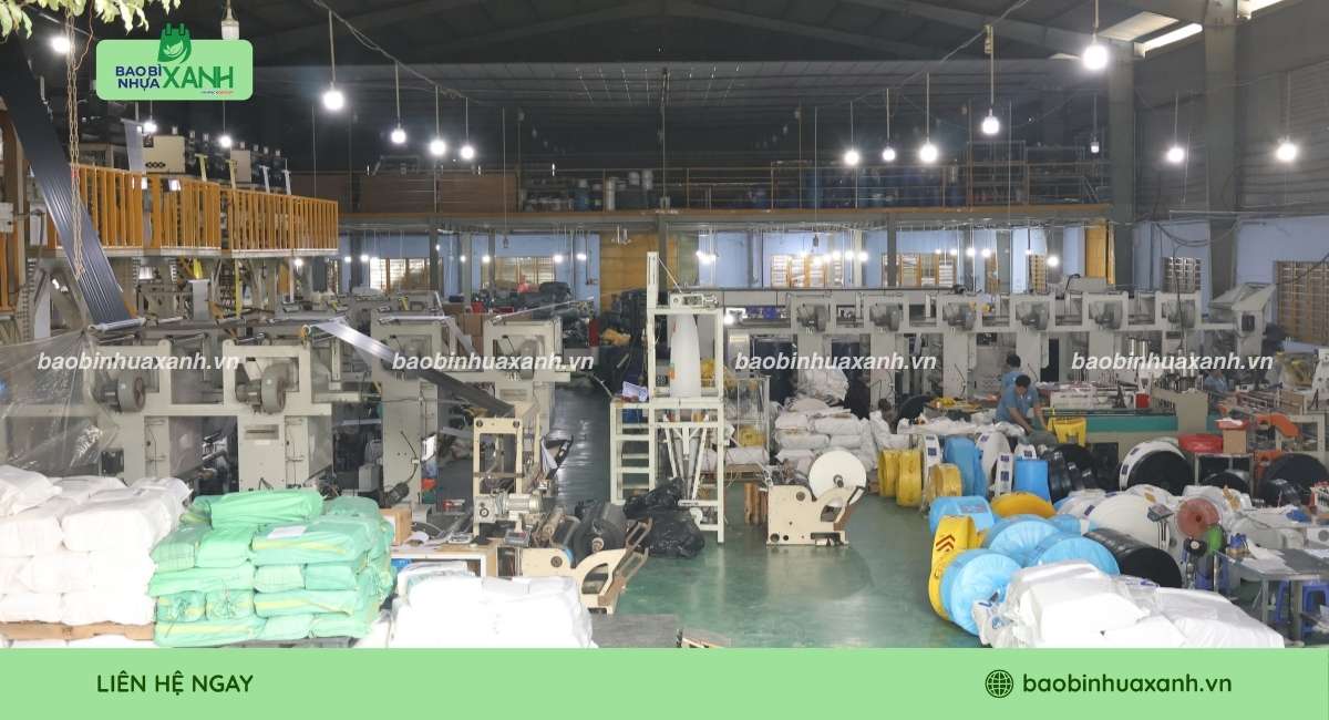 Xưởng Bao Bì Nhựa Xanh chuyên sản xuất túi ươm cây 2 da uy tín
